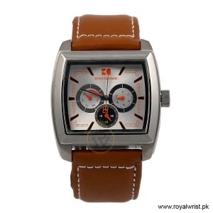 Hugo Boss Men’s Quartz Camel Brown Strap White Dial 43mm Watch 1512605 (Shelf Leftover)