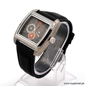 Alternative view of Hugo Boss Men’s Quartz Black Leather Strap Black Dial 44mm Watch 1512604/2 (Shelf Leftover)
