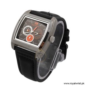 Alternative view of Hugo Boss Men’s Quartz Black Leather Strap Black Dial 44mm Watch 1512604/1 (Shelf Leftover)