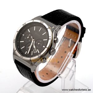Alternative view of Hugo Boss Men’s Quartz Black Leather Strap Black Dial 44mm Watch 1512500/2 (Shelf Leftover)