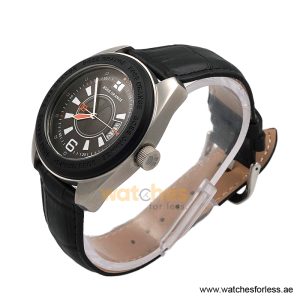 Alternative view of Hugo Boss Men’s Quartz Black Leather Strap Black Dial 43mm Watch 1512613/3 (Shelf Leftover)
