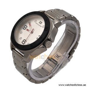 Alternative view of Hugo Boss Men’s Quartz Silver Stainless Steel White Dial 46mm Watch 1512667 (Shelf Leftover)