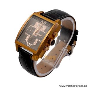 Alternative view of Hugo Boss Men’s Quartz Black Leather Strap Black Dial 39mm Watch 1512444/1 (Shelf Leftover)