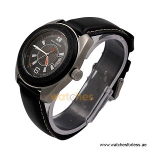 Alternative view of Hugo Boss Men’s Quartz Black Leather Strap Black Dial 43mm Watch 1512613/4 (Shelf Leftover)