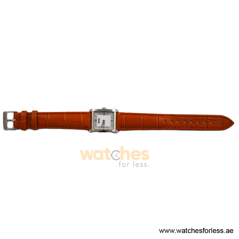 Hugo Boss Women’s Quartz Camel Brown Leather Strap White Dial 24mm Watch 1502198/1 (Shelf Leftover) - Image 4