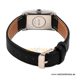 Hugo Boss Women’s Quartz Black Leather Strap Dark Grey Dial 21mm Watch 1502174/1 (Shelf Leftover) - Image 3