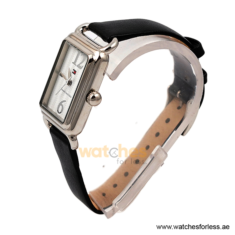 Tommy Hilfiger Women’s Quartz Black Leather Strap White Dial 22mm Watch 1780888/3 (Shelf Leftover) - Image 2