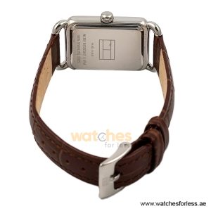 Tommy Hilfiger Women’s Quartz Brown Leather Strap White Dial 22mm Watch 1780888/4 (Shelf Leftover) - Image 3