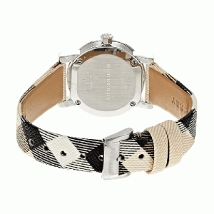 Alternative view of Burberry Women’s Swiss Made Quartz Multi Color Leather Strap Silver Dial 26mm Watch BU9212 (Without Tag)