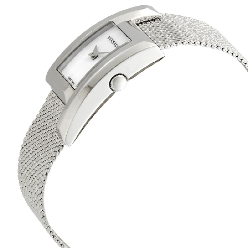 Versace Women’s Quartz Swiss Silver Stainless Steel White Dial 21mm Watch VELU00519 (Without Tag) - Image 2