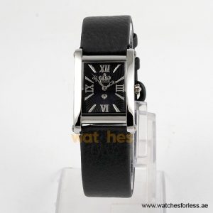 Juicy Couture Women’s Quartz Black Leather Strap Black Dial 22mm Watch JC1900569 (Shelf Leftover)