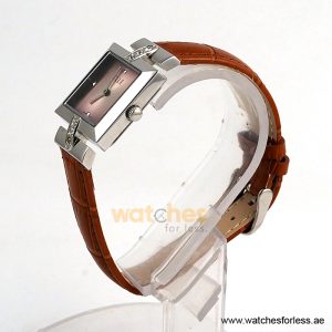 Alternative view of Elle Women’s Quartz Camel Brown Leather Strap Pink Dial 25mm Watch EL20028S02C/5 (Shelf Leftover)