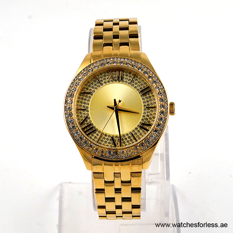 Michael Kors Women’s Quartz Gold Stainless Steel Gold Dial 38mm Watch MK4709/1 (Shelf Leftover)