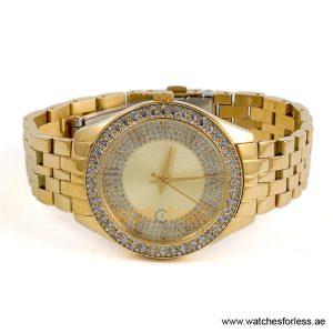 Michael Kors Women’s Quartz Gold Stainless Steel Gold Dial 38mm Watch MK4709/1 (Shelf Leftover) - Image 3