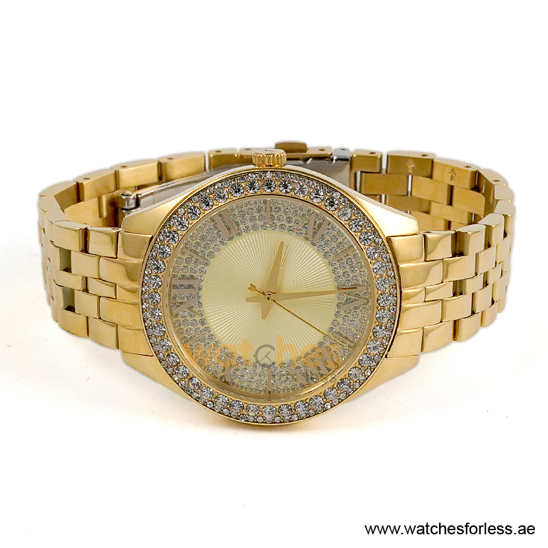 Michael Kors Women’s Quartz Gold Stainless Steel Gold Dial 38mm Watch MK4709/1 (Shelf Leftover) - Image 3