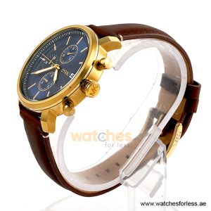 Alternative view of Fossil Men’s Chronograph Quartz Brown Leather Strap Blue Dial 42mm Watch BQ2848 (Shelf Leftover)