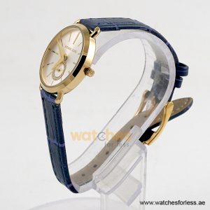Alternative view of Michael Kors Women’s Quartz Blue Leather Strap White Dial 28mm Watch MK2734/1 (Shelf Leftover)