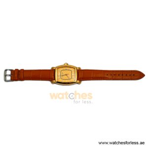 Pierre Cardin Men’s Quartz Camel Brown Leather Strap Gold Dial 36mm Watch PC10028/G2/1 (Shelf Leftover) - Image 4