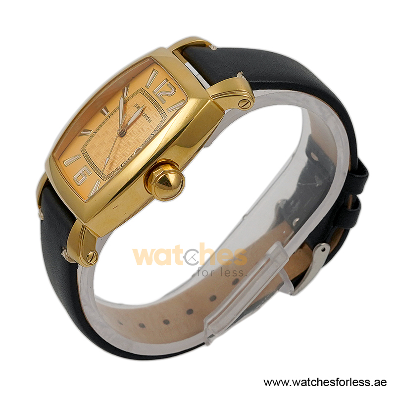 Pierre Cardin Men’s Quartz Black Leather Strap Gold Dial 36mm Watch PC10028/G14 (Shelf Leftover) - Image 2
