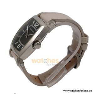Alternative view of Pierre Cardin Men’s Quartz Off White Leather Strap Black Dial 36mm Watch PC10028/B3/1 (Shelf Leftover)