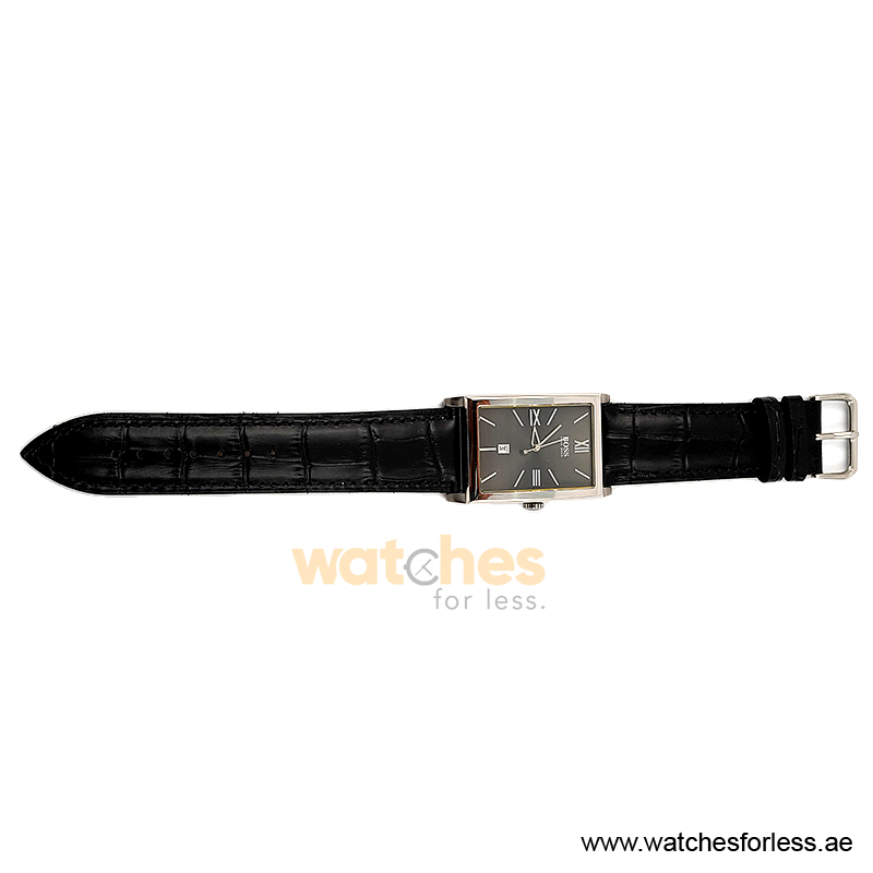 Hugo Boss Men’s Quartz Black Leather Strap Grey Dial 30mm Watch 1512386/1 (Shelf Leftover) - Image 4