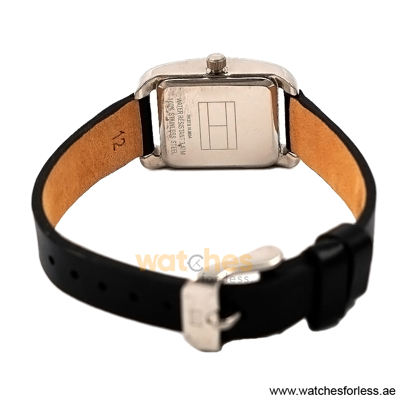 Tommy Hilfiger Women’s Quartz Black Leather Strap Silver Dial 20mm Watch 1780679/2 (Shelf Leftover) - Image 3