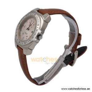 Alternative view of Tommy Hilfiger Women’s Quartz Brown Leather Strap Silver Sunray Dial 34mm Watch F80197 (Shelf Leftover)