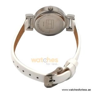 Tommy Hilfiger Women’s Quartz White Leather Strap White Dial 28mm Watch 1780720/1 (Shelf Leftover) - Image 3