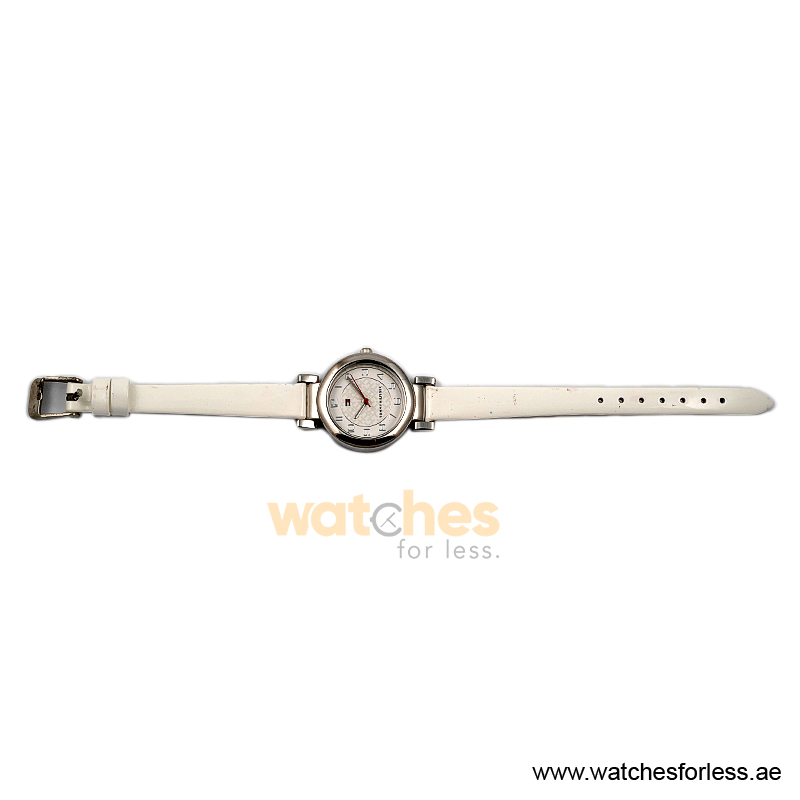 Tommy Hilfiger Women’s Quartz White Leather Strap White Dial 28mm Watch 1780720/1 (Shelf Leftover) - Image 4