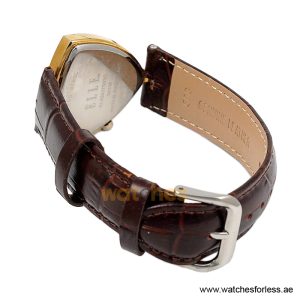 Elle Women’s Quartz Brown Leather Strap Mother of Pearl Dial 35mm Watch EL20017S03C/1 (Shelf Leftover) - Image 3