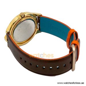 Elle Women’s Quartz Brown Leather Strap Silver Sunray Dial 38mm Watch EL20135S13N (Shelf Leftover) - Image 3