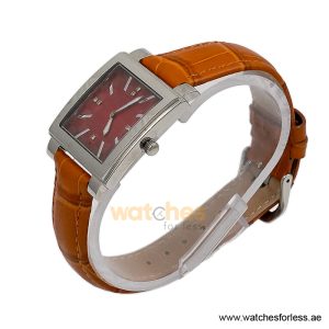 Alternative view of Elle Women’s Quartz Camel Brown Leather Strap Red Dial 32mm Watch 20027S03C/4 (Shelf Leftover)