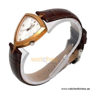 Alternative view of Elle Women’s Quartz Brown Leather Strap Mother of Pearl Dial 35mm Watch EL20017S03C/2 (Shelf Leftover)