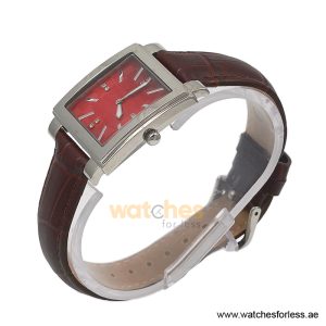 Alternative view of Elle Women’s Quartz Brown Leather Strap Red Dial 32mm Watch 20027S03C/6 (Shelf Leftover)