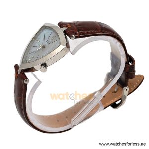 Alternative view of Elle Women’s Quartz Brown Leather Strap Blue Mother of Pearl Dial 35mm Watch EL20017S02C (Shelf Leftover)