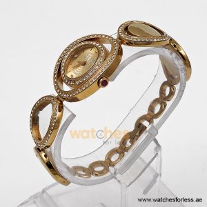 Alternative view of Elle Women’s Quartz Gold Stainless Steel Gold Dial 32mm Watch EL20146B04N (Shelf Leftover)