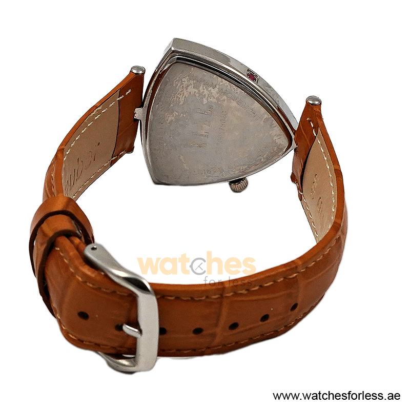 Elle Women’s Quartz Camel Brown Leather Strap Mother of Pearl Dial 35mm Watch EL20017S04C (Shelf Leftover) - Image 3