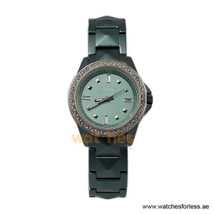 Elle Women’s Quartz Sea Green Stainless Steel Teal Dial 32mm Watch EL60228B03C (Shelf Leftover)