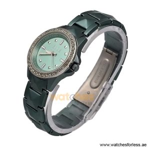 Alternative view of Elle Women’s Quartz Sea Green Stainless Steel Teal Dial 32mm Watch EL60228B03C (Shelf Leftover)