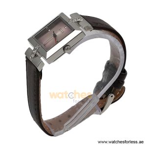 Alternative view of Elle Women’s Quartz Dark Brown Leather Strap Pink Dial 25mm Watch EL20028S03C/2 (Shelf Leftover)