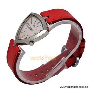 Alternative view of Elle Women’s Quartz Red Leather Strap Pink Mother of Pearl Dial 35mm Watch EL20017S01C/2 (Shelf Leftover)