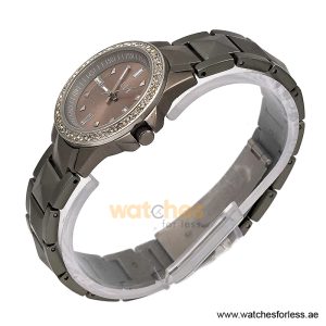 Alternative view of Elle Women’s Quartz Gun Metal Stainless Steel Brown Dial 32mm Watch EL60228B02C (Shelf Leftover)