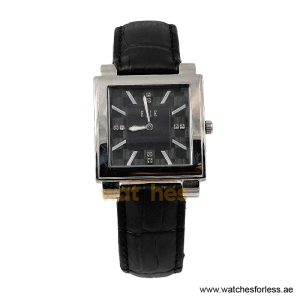Elle Women’s Quartz Black Leather Strap Black Dial 32mm Watch EL20027S02C (Shelf Leftover)
