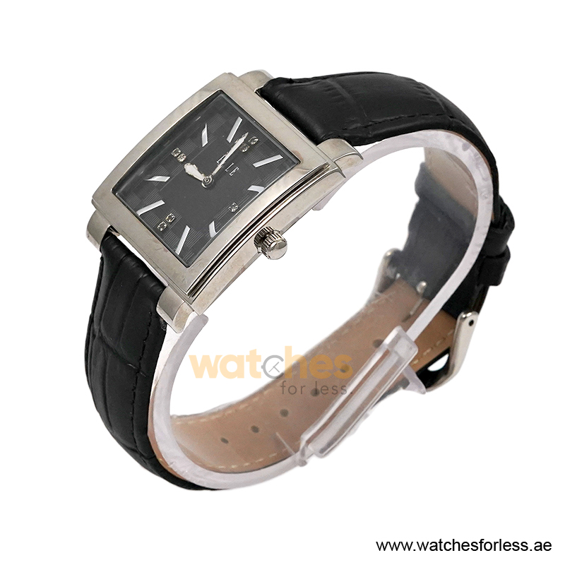 Elle Women’s Quartz Black Leather Strap Black Dial 32mm Watch EL20027S02C (Shelf Leftover) - Image 2