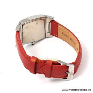 Elle Women’s Quartz Red Leather Strap Red Dial 23mm Watch EL20118P04N/2 (Shelf Leftover) - Image 3