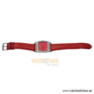 Elle Women’s Quartz Red Leather Strap Red Dial 23mm Watch EL20118P04N/2 (Shelf Leftover) - Image 4
