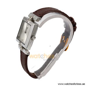 Alternative view of Elle Women’s Quartz Dark Brown Leather Strap Silver Sunray Dial 25mm Watch EL20021S02C/1 (Shelf Leftover)