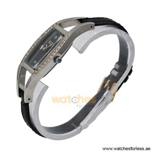 Alternative view of Elle Women’s Quartz Black Leather Strap Black Dial 20mm Watch EL20001S02C/1 (Shelf Leftover)
