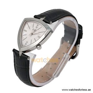 Alternative view of Elle Women’s Quartz Black Leather Strap Pink Mother of Pearl Dial 35mm Watch EL20017S01C (Shelf Leftover)