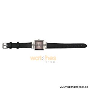 Elle Women’s Quartz Black Leather Strap Pink Dial 25mm Watch EL20028S05C/3 (Shelf Leftover) - Image 4